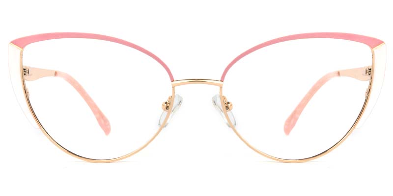 Azure​ Glasses Gold_Pink