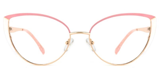 Azure​ Glasses Gold_Pink