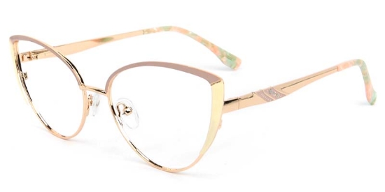 Azure​ Glasses Gold_Champagne