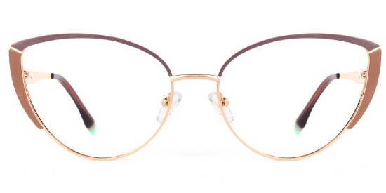 Azure​ Glasses Gold_Brown