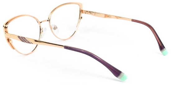 Azure​ Glasses Gold_Brown