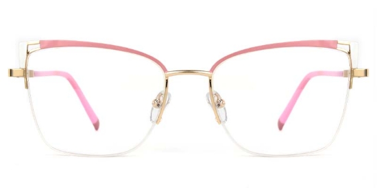 Coral​ Glasses Gold_Pink