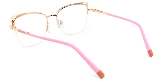 Coral​ Glasses Gold_Pink