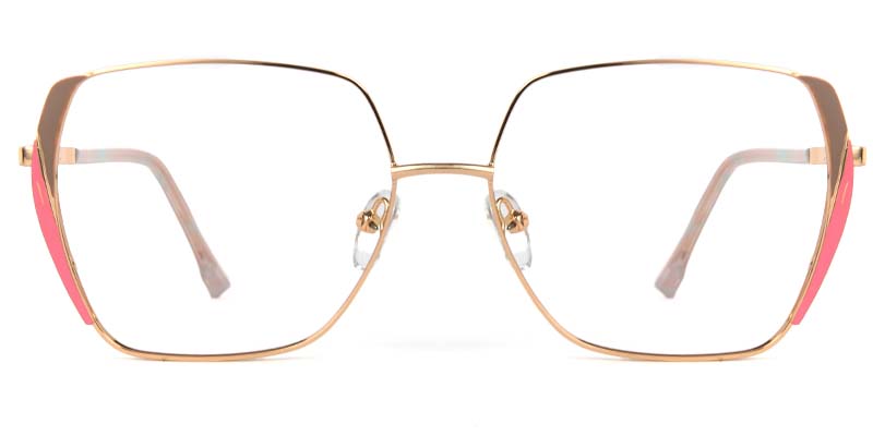 Eclipse​ Glasses Gold_Pink