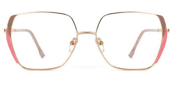 Eclipse​ Glasses Gold_Pink