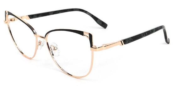 Frost​ Glasses Gold_Black