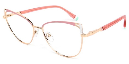 Frost​ Glasses Gold_Pink