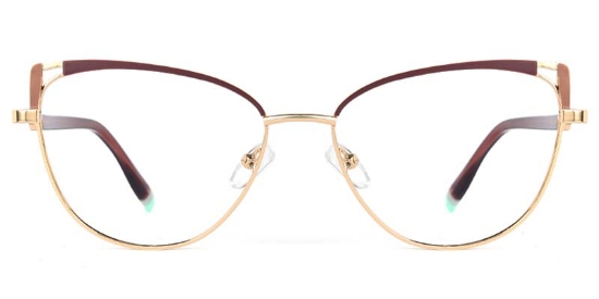 Frost​ Glasses Gold_Brown