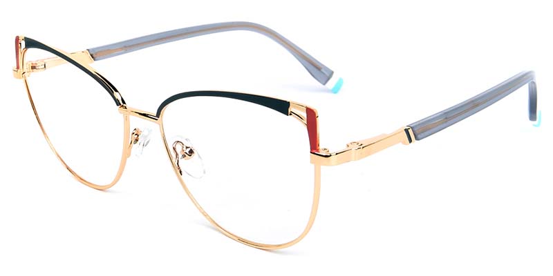 Frost​ Glasses Gold_Black_Red