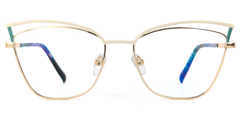 Galaxy​ Glasses Gold_Blue