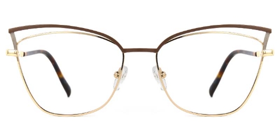 Galaxy​ Glasses Gold_Brown