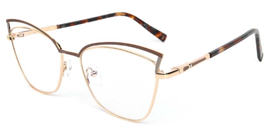 Galaxy​ Glasses Gold_Brown