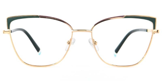 Avenir​ Glasses Gold_Green