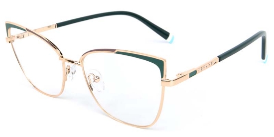 Avenir​ Glasses Gold_Green