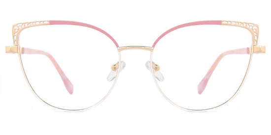 Bloom​ Glasses Gold_Pink