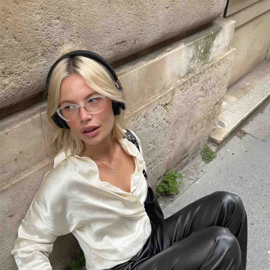 Gwen​ Glasses Transparent_Gray