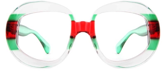 Epic Glasses Transparent_Green
