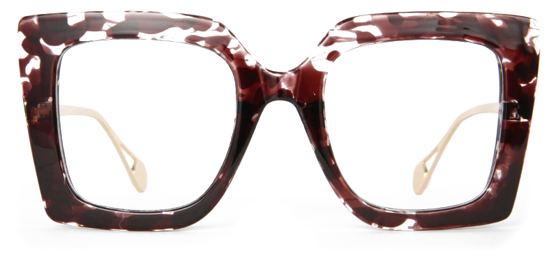 Cascade Glasses Tortoise_Red