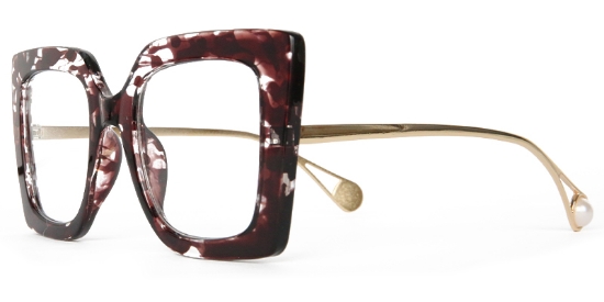 Cascade Glasses Tortoise_Red
