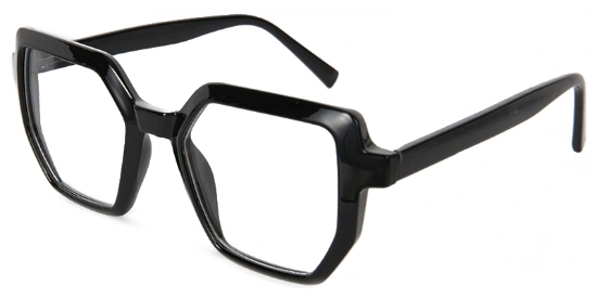 Coralie Glasses Black