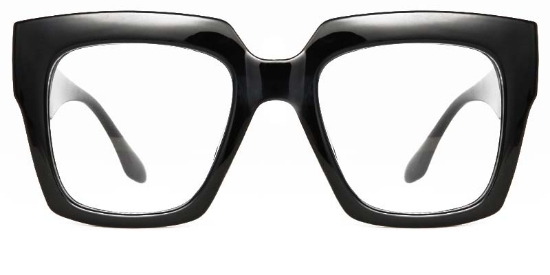 Ethereal Glasses Black