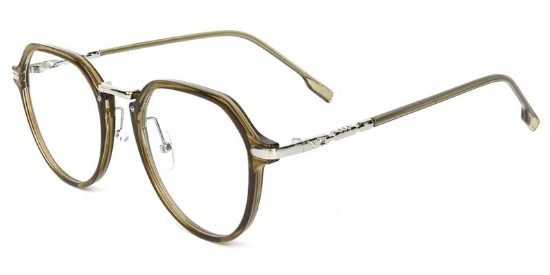 Casey​ Glasses Transparent_Green