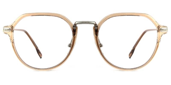 Casey​ Glasses Transparent_Brown