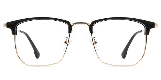 Luxe​ Glasses Black_Gold