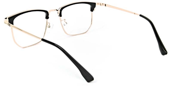Luxe​ Glasses Black_Gold