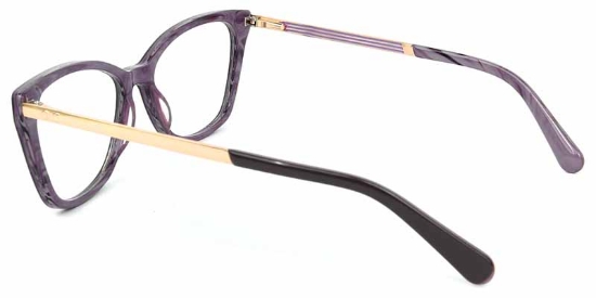 Peace​ Glasses Black_Purple_Gold