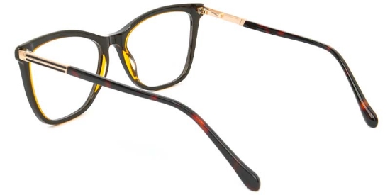 Devotion​ Glasses Black _Yellow_Tortoise