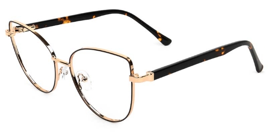 Novel​ Glasses Gold_Black