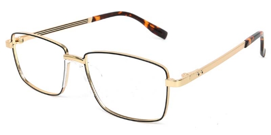 Quartz​ Glasses Gold_Tortoise