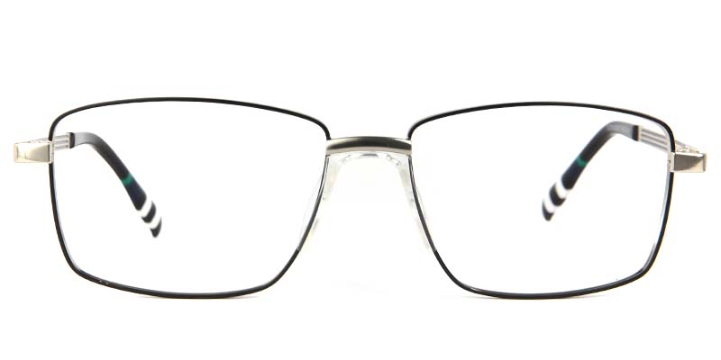 Quartz​ Glasses Silver_Black