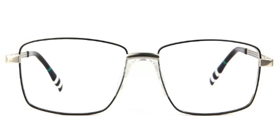 Quartz​ Glasses Silver_Black