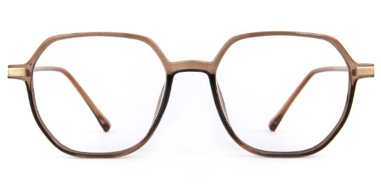 Verve​ Glasses Transparent_Brown