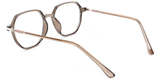 Verve​ Glasses Transparent_Brown