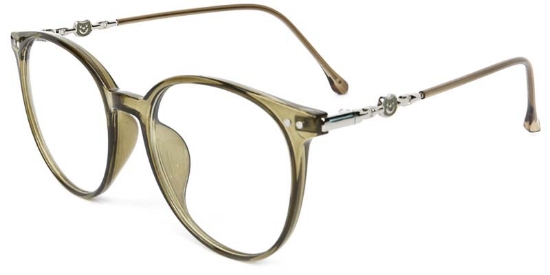 Fiora Glasses Transparent_Green