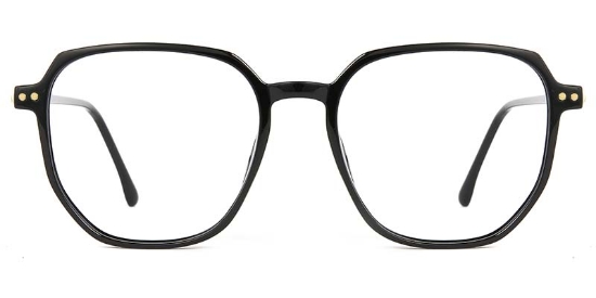 Quill​ Glasses Black_Gold