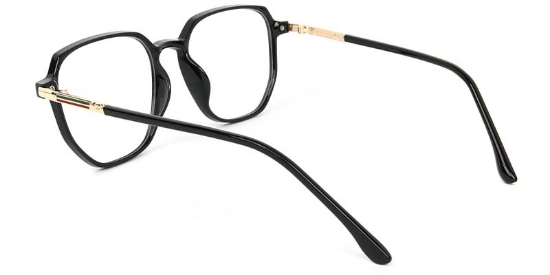 Quill​ Glasses Black_Gold