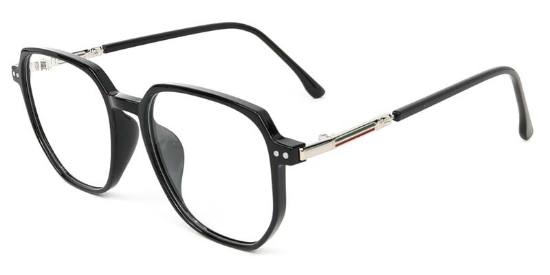 Quill​ Glasses Black_Silver