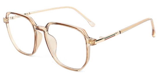 Quill​ Glasses Transparent_Champagne