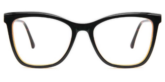 Devotion​ Glasses Black _Yellow_Tortoise