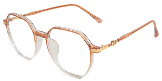 Pulse​ Glasses Transparent_Brown