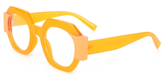 Stone Glasses Orange