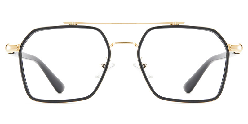 Plume Glasses Black_Gold
