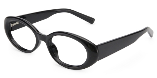 Oak Glasses Black
