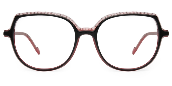 Sheen Glasses Black_Red