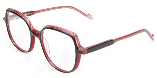 Sheen Glasses Black_Red