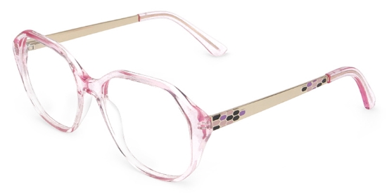 Relaxation Glasses Pink_Transparent